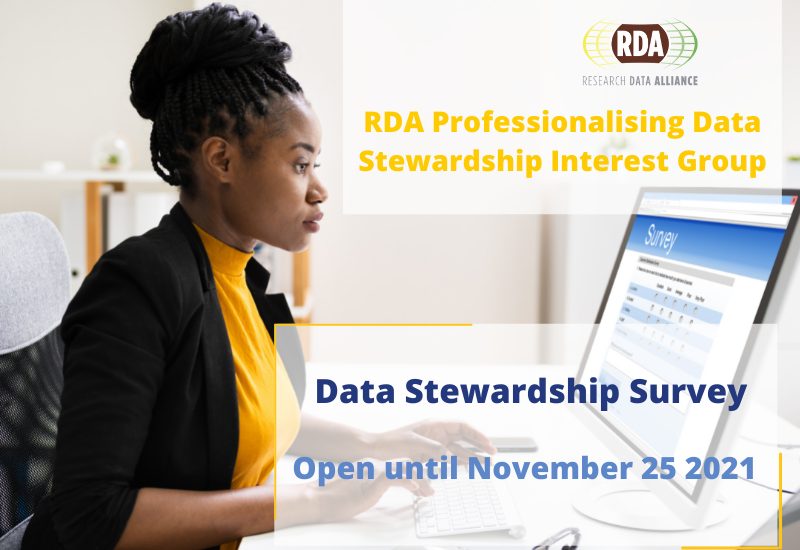 Data Stewardship Survey - open until November 25 2021