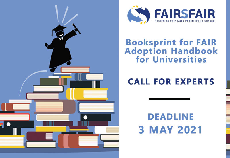 Call for FAIR experts: Apply and join the Booksprint for FAIR - Adoption Handbook for Universities