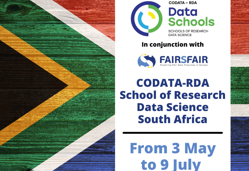 2021 - CODATA-RDA School of Research Data Science – South Africa