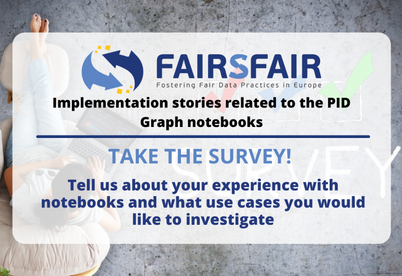 Implementation stories related to the PID Graph notebooks: take the survey!