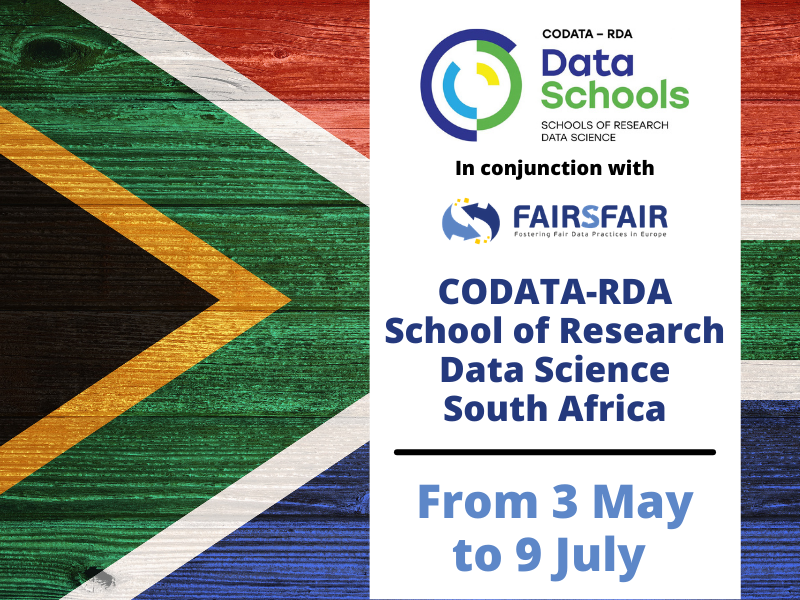 2021 - CODATA-RDA School of Research Data Science – South Africa